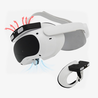 Ventilateur de refroidissement pour casque VR Pico 4, accessoires, ventilateurs intelligents à double moteur, masque avec ventilateur de circulation d'air