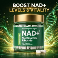 Capsules de Nicotinamide Riboside OEM, Resvératrol, Quercétine, Complément Alimentaire pour Hommes, Non Destiné aux Femmes Enceintes, Capsules de Soins de Santé NAD+