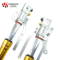 KINGHAM Amortisseur avant CNC réglable pour suspension de moto Aerox Aluminium Autres accessoires de moto Personnalisation