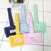 Sac en toile de coton personnalisé, fourre-tout pour boisson, sachet porte-gobelet, de thé au lait, de café, avec poignée, pièces