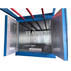 Ailin Newest Custom Factory Electrostatic Industrial Powder Coating Curing Oven Furnace Stove With Diesel Burner Heating System