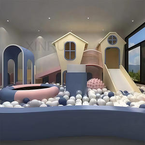 Blok dan bola busa empuk aman tingkat komersial untuk balita area bermain lembut di perawatan Hari dan Prasekolah - Product Image 1