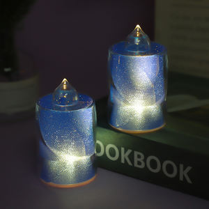 Nouvelle conception de <span class=keywords><strong>bougie</strong></span> <span class=keywords><strong>LED</strong></span> colorée, éclairage brillant et scintillant, lampe à piles, éclairage pour mariage, fête d'anniversaire, décorations de bougies <span class=keywords><strong>LED</strong></span> - Product Image 4