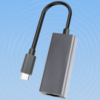 Adaptador de Red Ethernet USB 3.1 a RJ45 de 100 Mbit/s con Transferencia de Datos, Personalización de Logotipo Gratuita, en Stock