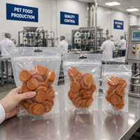 Friandises pour chiens en disques de poulet, à ingrédient unique, viande de poitrine de poulet, glycérine, sans céréales, naturelles, riches en protéines, à mâcher pour animaux de compagnie, approvisionnement en vrac OEM