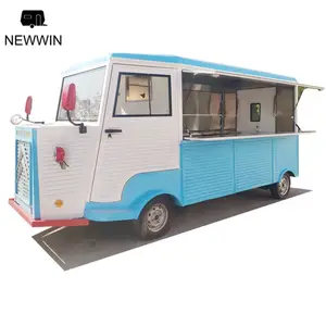 Mobile kiosk food truck mobile food trailer food cart hotdog ice cream truck for sale