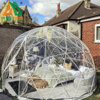 Dôme géodésique en plastique pour cérémonie de mariage, tente de glamping, tente igloo pour yourte
