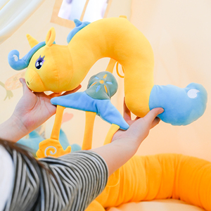 موبايل سرير أطفال مخصص، لعبة معلقة دوارة على شكل وحيد القرن ملونة ووبرية، لتزيين غرفة الأطفال وملحقاتها - Product Image 5