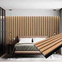 Panneau mural acoustique décoratif moderne en MDF, insonorisant pour bureau, maison, salle de sport
