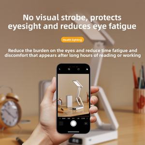 โคมไฟตั้งโต๊ะแบบพับได้ USB ระบบสัมผัสหรี่แสงได้ ไฟกลางคืน หอพักนักเรียน อ่านหนังสือ ป้องกันดวงตา ห้องนอน LED ชาร์จ USB โคมไฟตั้งโต๊ะ - Product Image 6