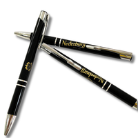 Stylo bille métallique personnalisé avec logo, commande en gros, idéal pour les promotions d'entreprise, les écoles et les cadeaux événementiels