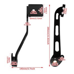 Palanca de freno de conductor CNC, palanca de cambios, Control de pie para Harley Softail Low Rider Fat Bob FXST FLSB FXDR <span class=keywords><strong>FXBBS</strong></span> 18-Up - Product Image 6