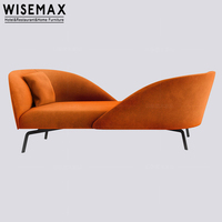 WISEMAX — ensemble canapé-lit en velours modulaire, moderne, luxueux, avec jambes en métal, sofa à accès
