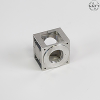 Supports de rail de guidage en alliage d'aluminium 6061 7075 à bords débavurés pour équipement d'emballage, usinage CNC