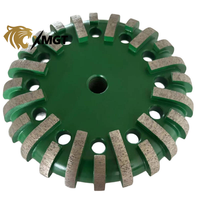 Meules diamantées XMGT 115 mm avec filetage 5/8-11 pour le polissage de la pierre, du béton, de l'aluminium, des murs et des sols - Longue durée de vie