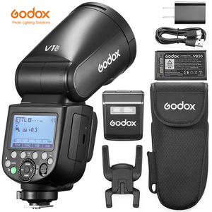 <span class=keywords><strong>Flash</strong></span> pour appareil photo V1 <span class=keywords><strong>Pro</strong></span> V1pro TTL Li-ion à tête ronde, transmission sans fil, Speedlite pour Fuji - Product Image 1