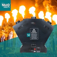 Machine de projection de feu DMX avec 3 têtes de flamme, outil pour spectacle des effets de scène