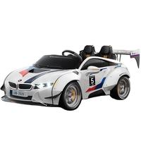 Voiture de sport électrique biplace unisexe de haute qualité - Voiture télécommandée à quatre roues pour enfants/tout-petits