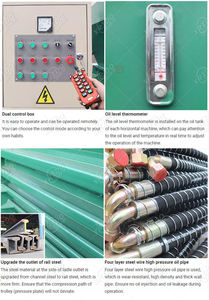 המפעל למכירה באופן אוטומטי באופן מלא פסולת קרטון בד בקבוק פלסטיק בגדים פחיות מחמד baling מכונת העיתונות - Product Image 6