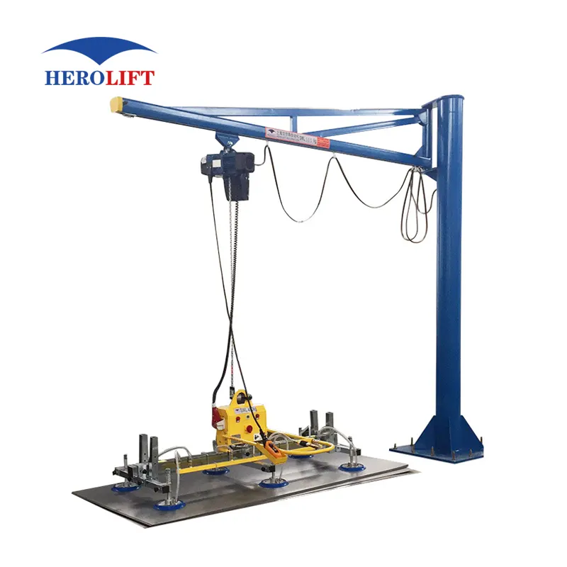 Glass vacuum lifter stone slab lifter air powered suction cup lifter for granite 1000kgs load