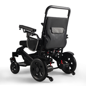 KSM-606Plus Automatic Foldable Aluminum Alloy Electric Wheelchair 24V 20AH Battery Adjustable <b>Backrest</b> 52cm Seat Width 12 Inch - Product Image 1