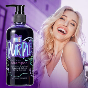 Champú <span class=keywords><strong>Morado</strong></span> IMMETTEE OEM/ODM para Cabello Decolorado, Gel 3 en 1 con Ácido Hialurónico, Fortalece, Repara, Hidrata y Protege <span class=keywords><strong>el</strong></span> Color - Product Image 1