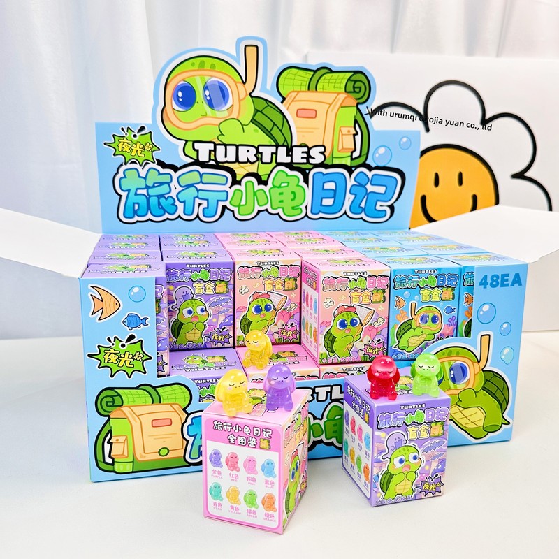 Adorable 3D Resin Turtle Figurine Travel