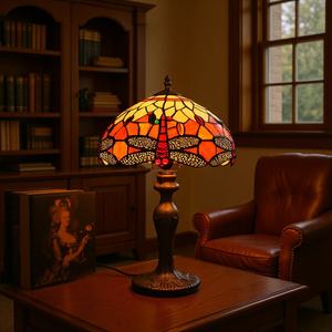 Lampes de table libellule de style rétro européen, à intensité variable, créatives, pour bar, salon, chambre à coucher, bureau - Fournisseur direct d'usine - Product Image 5