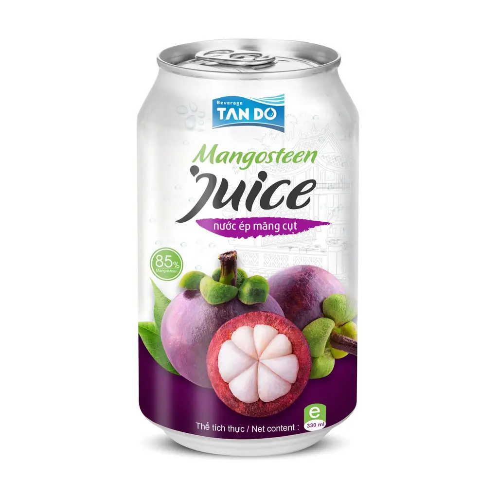 330ml Mangosteen Juice Jugos De Frutas Sterilized Flavored Fresh-squeezed Normal HACCP