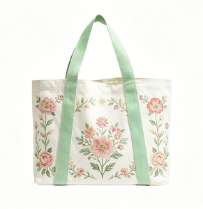 Reusable Personalized Cotton Fabric Shopping Bags Custom <b>Tote</b> Bags for Students - Product Image 2