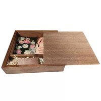 Nouvelle clé USB 2.0 haute vitesse avec logo gratuit, 4 Go à 128 Go, boîte en bois photo