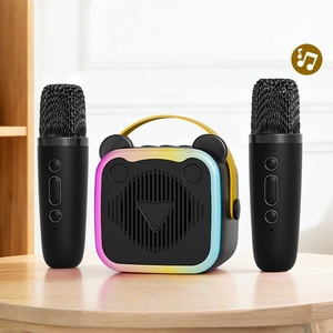Haut-parleur léger avec fonctions de modification de la voix, entrée auxiliaire, emplacement pour carte mémoire 32 Go et design en plastique pour la lecture de musique - Product Image 1