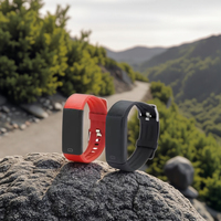 Bracelet d'alarme sans fil rechargeable W59 avec sonnerie SOS, alerte BLE 5.0, étanche IP67, suivi des personnes en temps réel