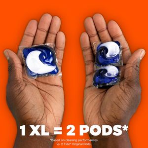Pour Tide Power PODS Plus Ultra OXI élimination avancée des taches blanchissant 45 pièces dosettes de détergent à lessive blanc brillant blanchiment avancé - Product Image 4