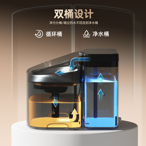 Fuente de agua eléctrica para mascotas Petwant de 11L con recarga automática para perros - Product Image 4