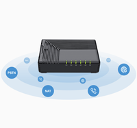 Adaptador VoIP Flyingvoice FTA5120 2 FXO, Gateway ATA SIP, 2 Puertos LAN, Voz HD, Alto Rendimiento