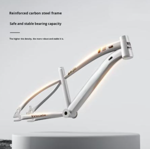 <span class=keywords><strong>Bicicleta</strong></span> para Niños Grandes de 6 a 15 Años, Niños <span class=keywords><strong>y</strong></span> Niñas, Una Velocidad, BMX, Cuadro de Acero Ultraligero, Frenos de Disco Dobles, Suspensión Delantera - Product Image 4