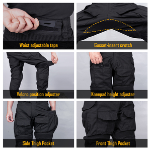 IDOGEAR Traje Táctico G3 Versión Mejorada para Hombre, Uniforme de Camuflaje con Camisa y Pantalones con Rodilleras y Coderas Rip-Stop - Product Image 5