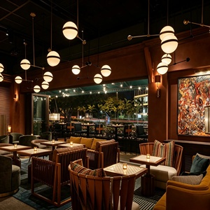 ร้านอาหารคลับ ตกแต่งภายในแบบเต็มรูปแบบ ออกแบบเฟอร์นิเจอร์ตามสั่ง ตกแต่งภายในเชิงพาณิชย์ ตกแต่งเคาน์เตอร์บาร์ ตกแต่งร้านค้า ปรับปรุงร้าน - Product Image 6