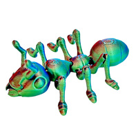 Fourmi réaliste imprimée en 3D, figurine d'insecte articulée et poseable, ornement de bureau tendance, cadeau, produit transfrontalier le plus vendu