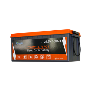 แบตเตอรี่ลิเธียมไอออนฟอสเฟตแบบ100AH 24V 25.6V ตามสั่ง - Product Image 4
