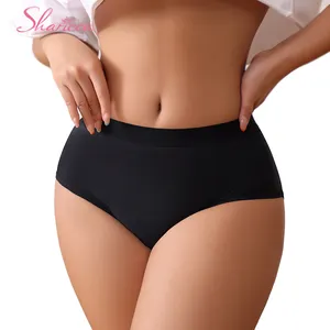 Sharicca Classic Style High Flow 20-30ml Full Protection Culotte De Menstruation Elastic Waist Period Panties For Ladies