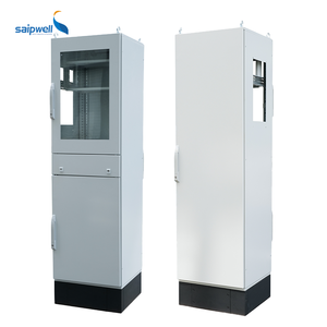 Armoire électrique industrielle autoportante en acier inoxydable IP54 avec revêtement en poudre pour utilisation en extérieur - Product Image 1