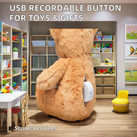 Usine directe en gros jouets en peluche enregistrables haut-parleur bouton poussoir boîte de Module de son fabriqué en plastique ABS Durable poupée à la mode