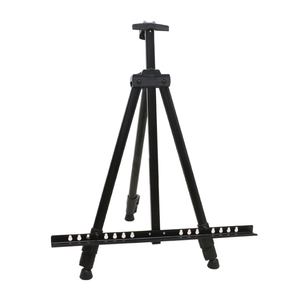 Soporte de Arte de tablero de lona para pintar caballete de exhibición de trípode de Metal 21 a 61 pulgadas caballete de hierro de altura ajustable - Product Image 3