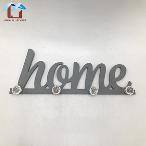 <span class=keywords><strong>Moderno</strong></span> Design Creativo Cappotto di Legno Gancio Chiave Decorativa Gancio di Legno Cremagliera Appendiabiti - Product Image 2