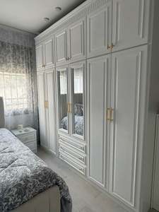 Armario Moderno Personalizado Hecho de Tablero de Partículas |   Armario Modular para Dormitorio con Iluminación LED y Sistema de Cierre Suave OEM ODM - Product Image 4