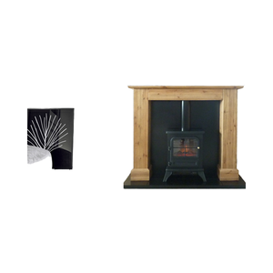 Cheminée électrique moderne avec cheminée en <span class=keywords><strong>bois</strong></span> massif, poêle autoportant design pour décoration intérieure dans le salon - Product Image 1