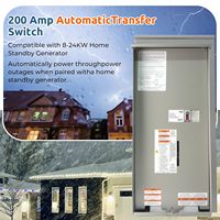 Interrupteur de transfert automatique en aluminium 200 ampères, 120V 60Hz, 4 circuits, ATS NEMA 3R avec capacité de coupure de 30kA