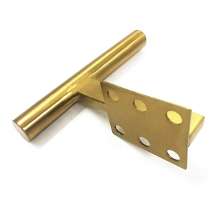 Gambe <span class=keywords><strong>per</strong></span> Divano in Metallo Dorato Industriale <span class=keywords><strong>per</strong></span> Cucina, Esterni, Soggiorno, Mobile TV, Camera da Letto, Tavolino Laterale, Gambe <span class=keywords><strong>per</strong></span> Mobile in Acciaio e Ottone - Product Image 2